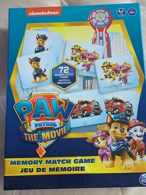 3 For $30. Nickelodeon Paw Patrol The Movie Memory Match Game